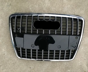 For Audi A8 S8 D3 Grille 2006-2010 Chrome Frame Grill strip Silver - Picture 1 of 3