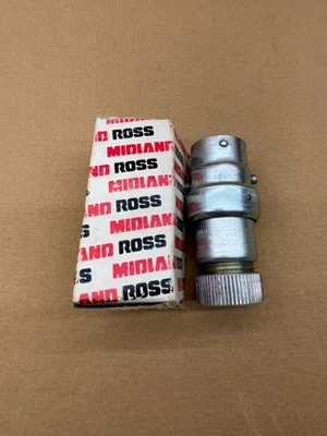 Conector de enchufe de barandilla de alimentación Russellstoll F26721 Midland Ross Foto 1 de 4