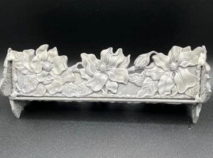 Arthur Court 2003 Magnolia Aluminum Cracker Footed Tray - Picture 1 of 7