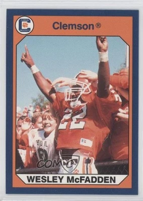 1990 Collegiate Collection Clemson Tigers Wesley McFadden #115 - Image 1 of 2