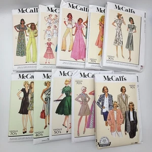 McCall's Sewing Pattern Uncut Vintage 30's 40's 50's 70's 90's Design YOU PICK - Picture 1 of 31