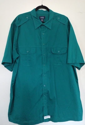 Men's HB HARBOR BAY EPAULETS SHIRT Size 2XLT Short Sleeve Two Pockets w/buttons - Image 1 of 4