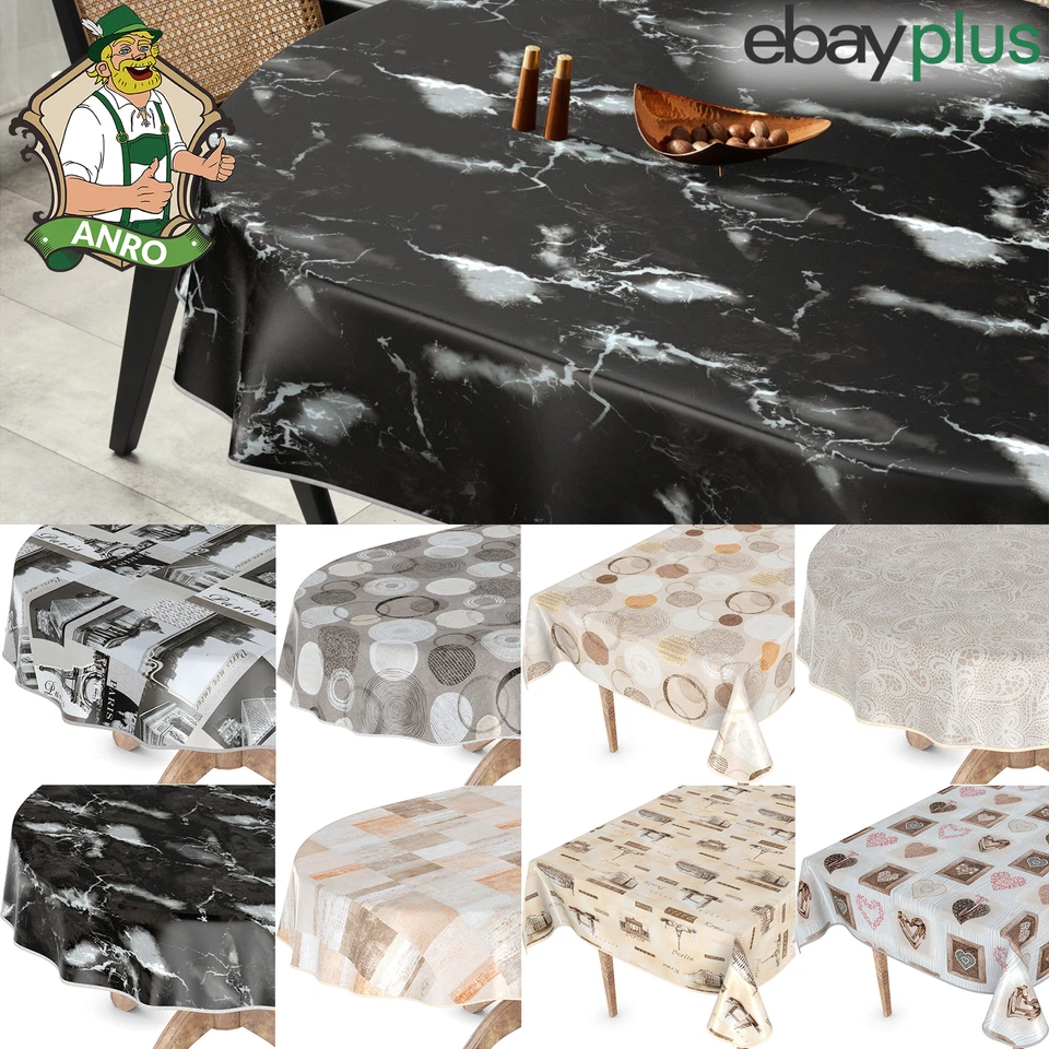 Wachstuchtischdecke Wachstuch Tischdecke Gartentischdecke eckig rund oval MIMOSA - Bild 1 von 4