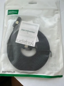Three - UGREEN Cat 8 Ethernet Cable 10FT, Flat High Speed 40Gbps 2000Mhz Cable - Picture 1 of 5