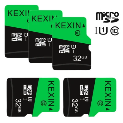 5Pack 32GB Micro SD TF Card SDHC Class 10 Flash Memory Card For Phone Camera - Image 1 of 4