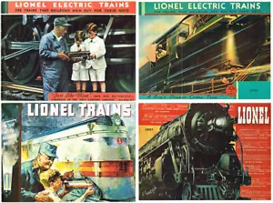 LOT OF 4 PRE-WAR LIONEL CATALOG COVER REPROS & PRINTER PROOFS - GREENBERG & IHP - Picture 1 of 11