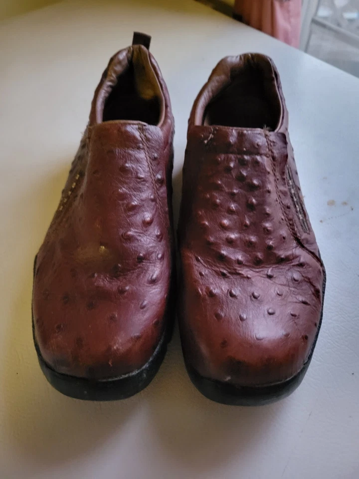 roper ostrich shoes size 8.5 men - Image 1 of 4