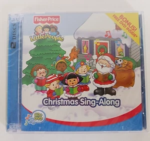 Fisher-Price Little People Christmas Sing-Along - Audio CD - Bonus DVD NEW - Imagen 1 de 2