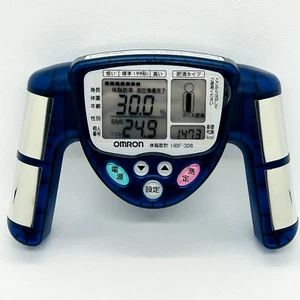 Omron body fat meter blue HBF-306 Analyzer BMI From Japan USED - Picture 1 of 7