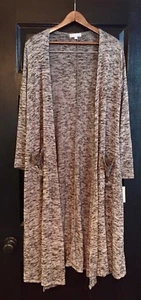 DEHNBAR NEU MIT ETIKETT XS Lularoe SARAH Strickjacke Staubtuch TARNFARBEN neutral BRAUN creme SCHWARZ - Bild 1 von 4