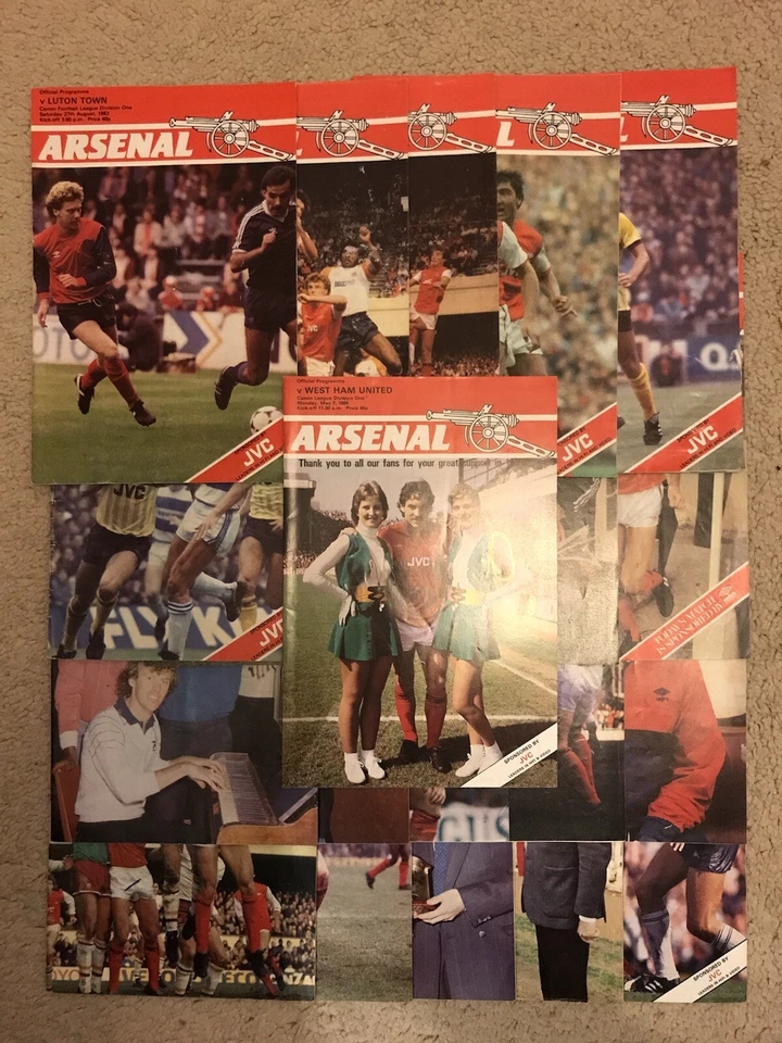 Complete All 23 Arsenal Home  Games 1983 1984 Season - Image 1 of 1