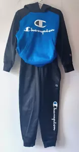 Sudadera Champion azul/negro para niños talla 5/6 - Imagen 1 de 6