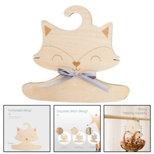 Stylish Nordic Baby Clothes Hanger Set with Cute Fox Design (5/10 Pieces)