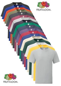 Fruit of the Loom Iconic 150 Slim Fit Ringspun Cotton Short Sleeve Tee T-Shirt - Picture 1 of 57