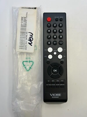 Mando a distancia Viore RC5006V, negro - OEM NUEVO para LC37VF72, PD42VH80, PD50VH80 + Foto 1 de 2