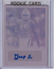 Greg Rousseau 2021 Leaf Ultimate Draft Magenta Rc Auto Printing Plate 1/1