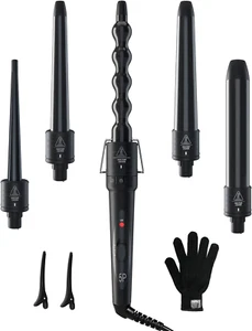 Ferro Arricciacapelli 5 in 1, Ondulatore Modellatore Ceramica Multifunzionale, - Foto 1 di 12