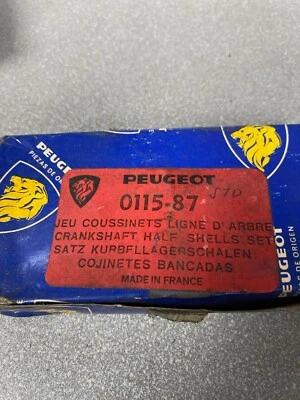 JUEGO RODAMIENTOS PRINCIPALES PEUGEOT 404-504 STD 011587 Foto 1 de 2