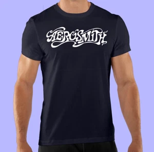 Black T Shirt, Concert, Music, Band, Vintage, Aerosmith, Classic 70's Rock - Imagen 1 de 2