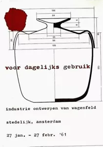 Original Vintage Poster INDUSTRIAL DESIGN EXPO WAGENFELD 1961 - Bild 1 von 1