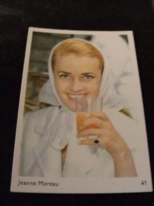 carte gum card -portrait jeanne Moreau - No 41 de la serie - Picture 1 of 1