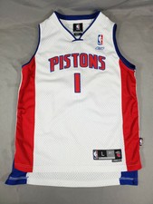 Chauncey Billups White Pistons Kids Large NBA Authentics Basketball Jersey