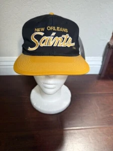 De colección New Orleans Saints Snapback Auténticas Especialidades Deportivas The Twill Nuevo Con Etiquetas - Imagen 1 de 8