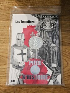 Frankreich Die Templer Le Templiers 10 Euro Monnaie Paris Silbermünze 2019  3/18