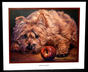 Vivi Crandall "Where's the Beef" Perro Impresión Artista Prueba Firmado #56/76 - Imagen 1 de 5