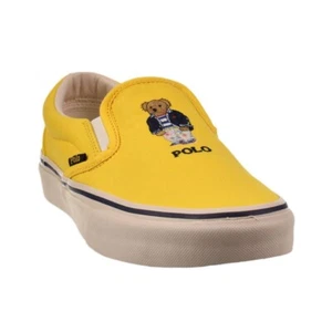 Zapatos para hombre Polo Ralph Lauren Keaton de lona oso amarillo 816861089-002 - Imagen 1 de 6