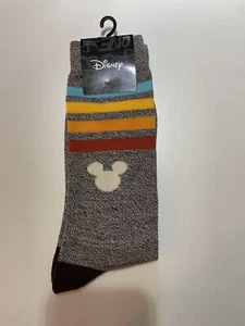 Disney mickey mouse crew socks dress socks shoe size 6 1/2 - 12 - Picture 1 of 2