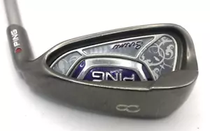 Womens Ping Serene 8 Iron Red Dot Ladies Flex Lite Graphite Shaft *Nice* - Picture 1 of 5