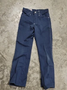 Vintage 50s Billy The Kid Cowboy Child Size Blue Jeans Union Made Denim Western - Picture 1 of 12