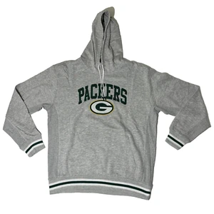 Sudaderas con capucha grises bordadas de los Green Bay Packers de la NFL talla XL al por menor $85 nuevas sin etiquetas - Imagen 1 de 6