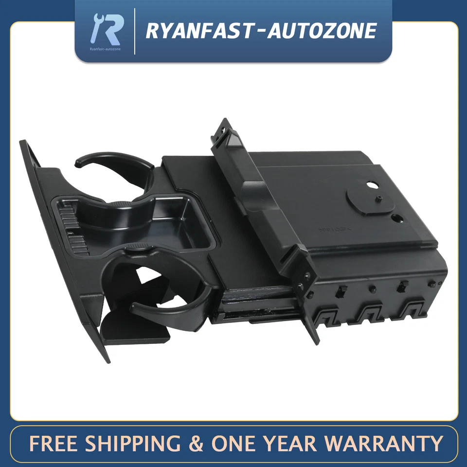 NUEVO portavasos bandeja de cenizas negro apto para Ford F-150 2004-2008 6L3Z1504810AA Foto 1 de 4