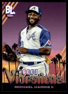 2024 Topps Big League Good Vibrations Michael Harris II Atlanta Braves #GV-34 - Picture 1 of 2