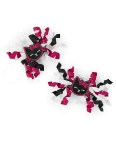 NWT Gymboree Girls Purrrfectly Pink Kitty Cat Barrette Hair Clips NEW - Picture 1 of 2