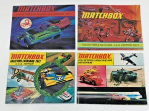 MATCHBOX 1971- 1974 COLLECTORS CATALOG USA EDITIONS ALL 4 M398 - Picture 1 of 10