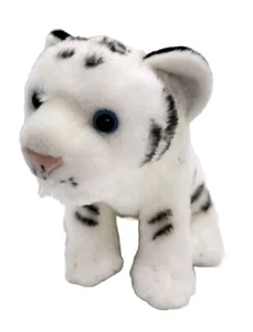 Wild Republic White Blue Eyed Bengal Tiger Cub Collectible Plush Toy - Picture 1 of 10
