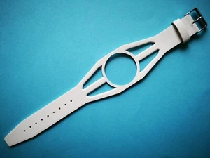 Bracelet en Cuir pour Spaceman Montre FORTIS Ou Tressa Blanc / 13 - Picture 1 of 6