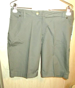 HH. HILLARD & HANSON LADIES SHORTS SIZE 12P GREEN NWT - Picture 1 of 6
