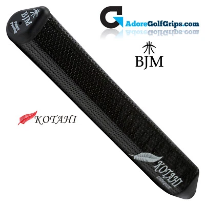 BJM Kotahi Untergröße 11 Zoll Jumbo Polyurethan Puttergriff - schwarz + GRATIS BAND