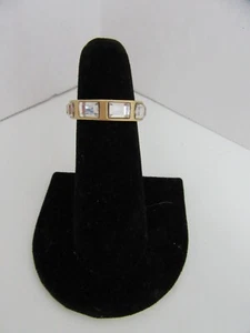 Lia Sophia Ring Fashion Jewelry Size 8 Crave Gold Color - Picture 1 of 2