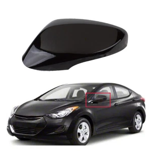 For 2011-2016 Hyundai Elantra 876163X000 Left Driver Side Mirror Cover Black New - Foto 1 di 8