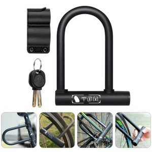 Key Unlocking Bike Lock Heavy Duty U Lock for Road Mountain Bike - Picture 1 of 12