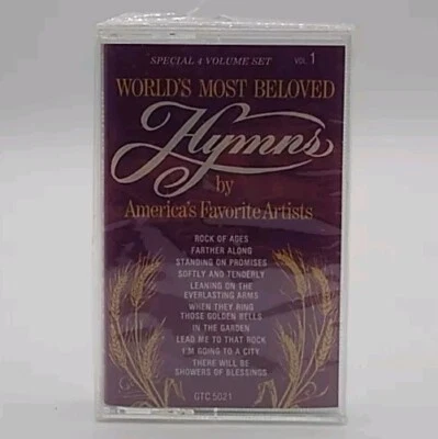 RARE New Sealed World's Most Beloved Hymns, Vol. 1 Cassette Tape, 1974, Gospel  - Image 1 of 3