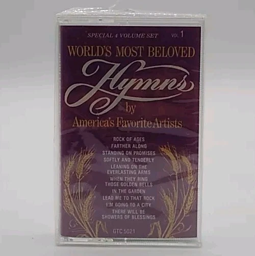 RARE New Sealed World's Most Beloved Hymns, Vol. 1 Cassette Tape, 1974, Gospel  - Image 1 of 3