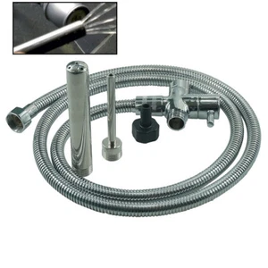 FULL SET 4PCS Shower Douche Enema Anal Vaginal Cleansing System Hose Nozzle Tips - Picture 1 of 10