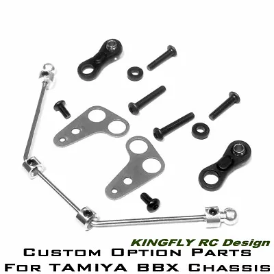 kingfly Custom Stabilizer rod set F for TAMIYA 1/10 Buggy BBX-01 BB-01 Chassis - Image 1 of 4