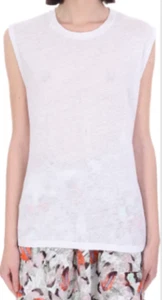 IRO - Camiseta de Tirantes Modelo Lanka Lino Blanco Talla M = 38 - Nuevo - Imagen 1 de 8